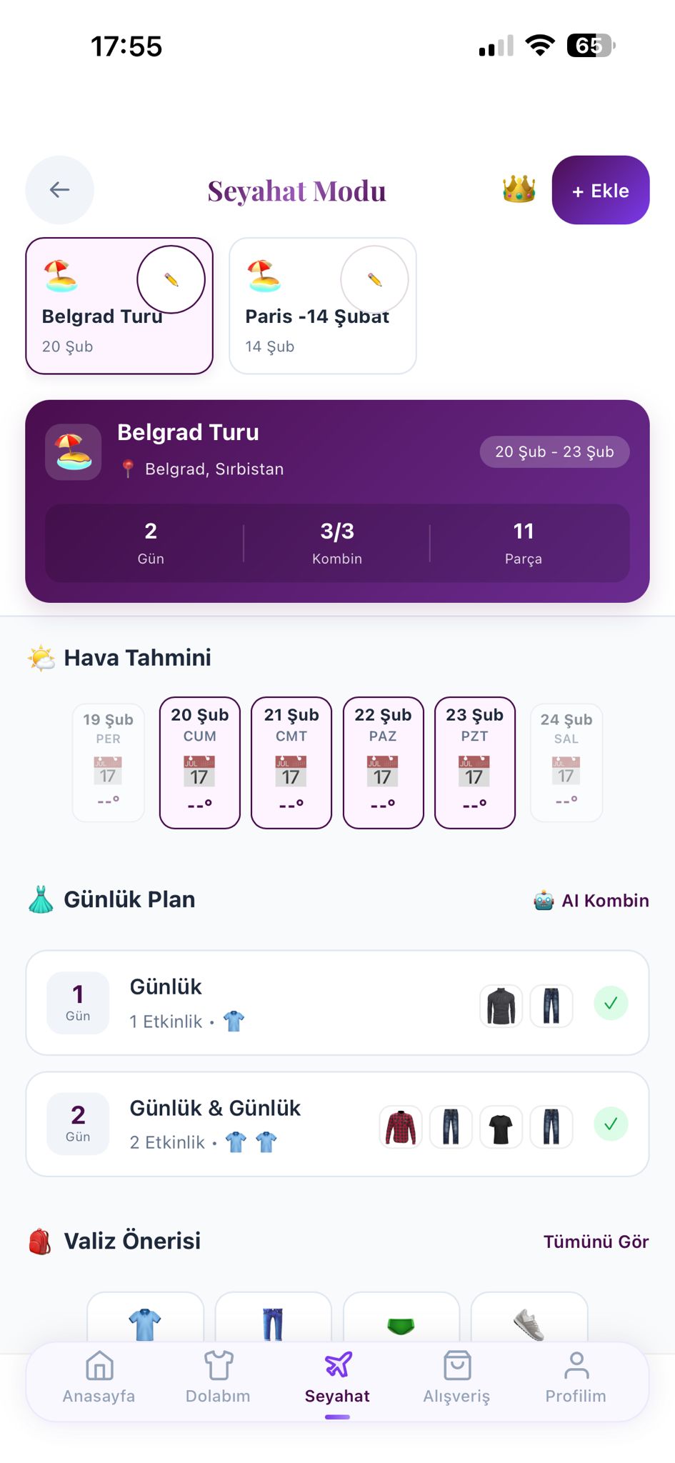 Seyahat Planlayıcı